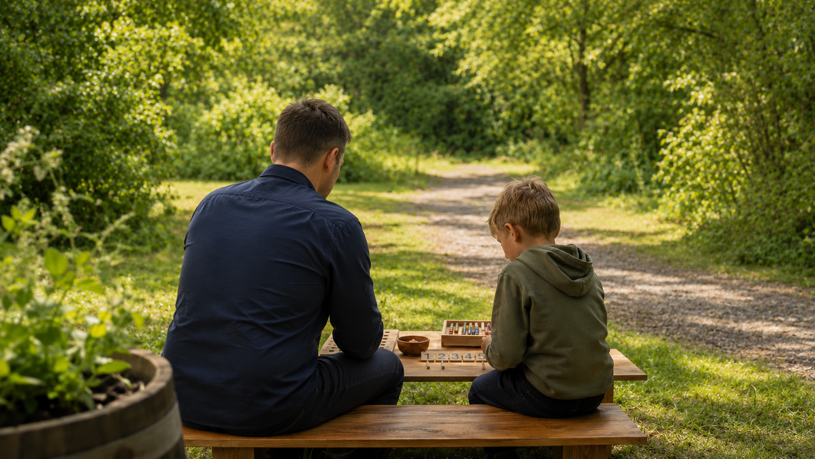 Platzhalter: ruhiger Lernmoment zwischen Therapeut und Kind ohne erkennbares Kindergesicht
